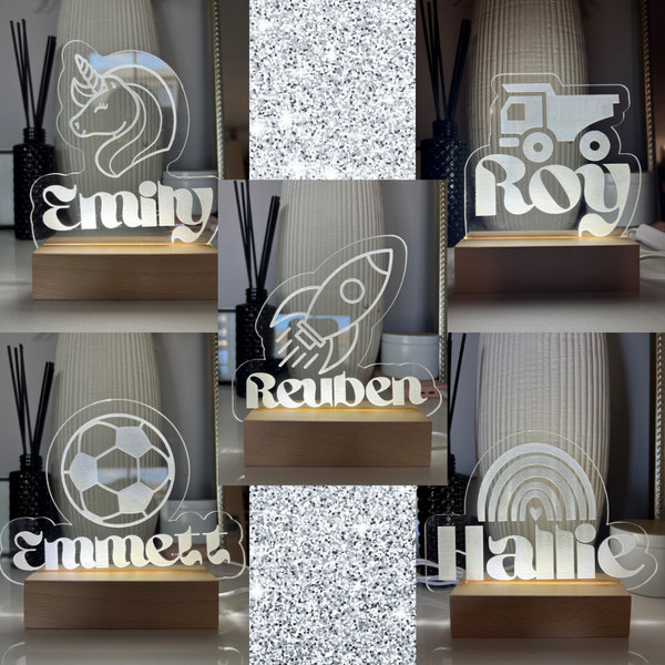 Personalised Light Stand - Choose Your Shape